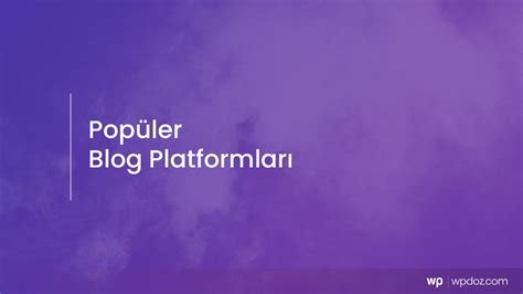 SEO İçin En İyi Blog Platformları